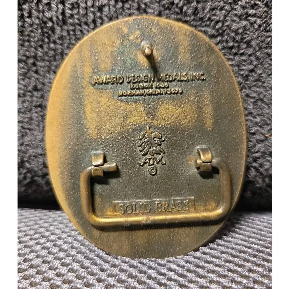 Solid Brass Belt Buckle 3 In Letter R